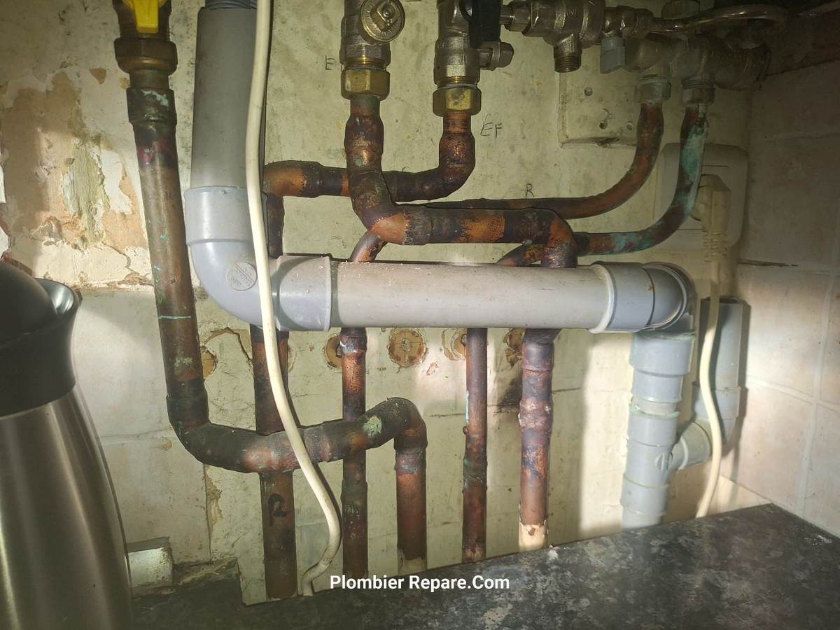 Réalisation plomberie & chauffage à Fontainebleau — Plombier Reparé.com