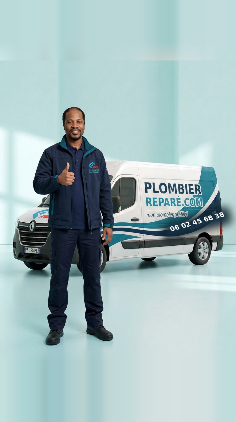 Camion utilitaire Plombier Reparé.com — interventions plomberie, chauffage et salle de bain